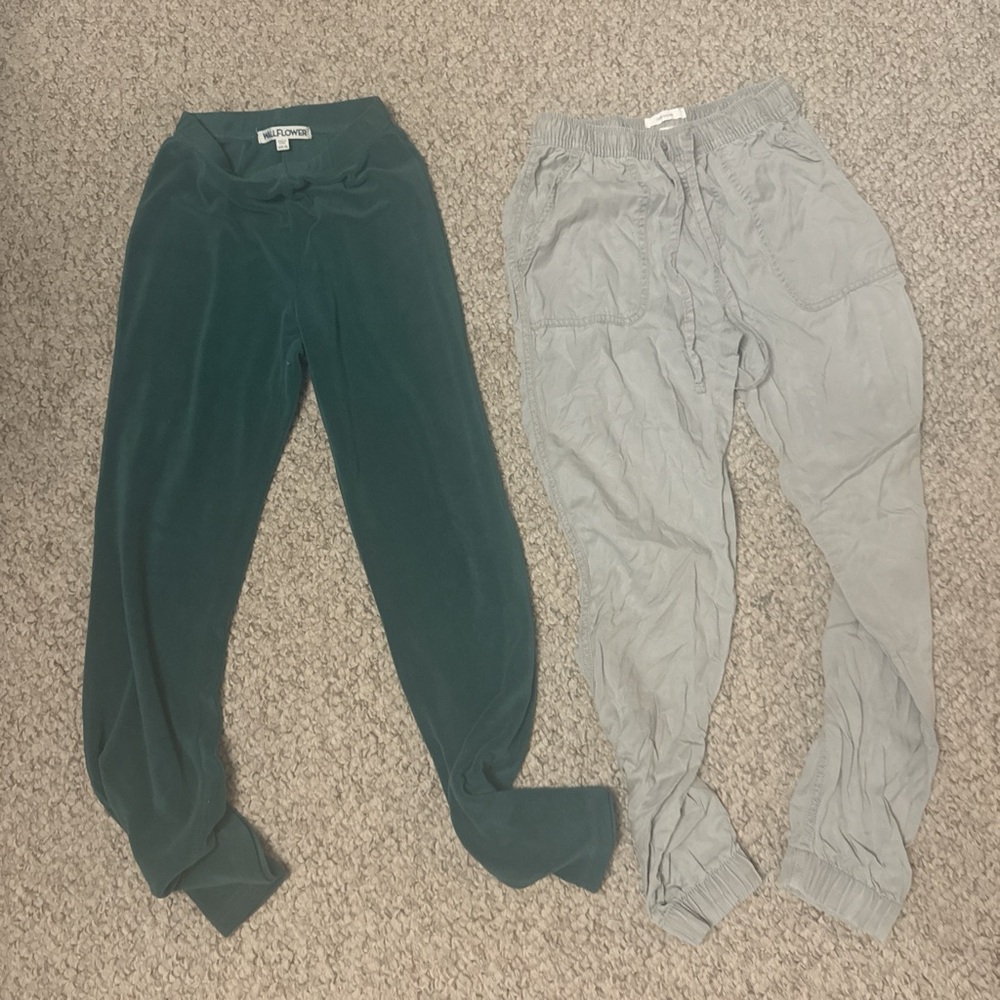 Kids Bottoms in Green and Gray